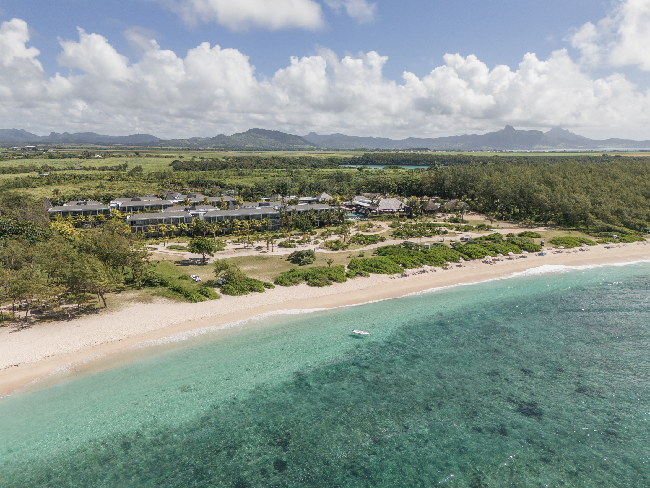 Anantara Iko Mauritius Aerial view 
